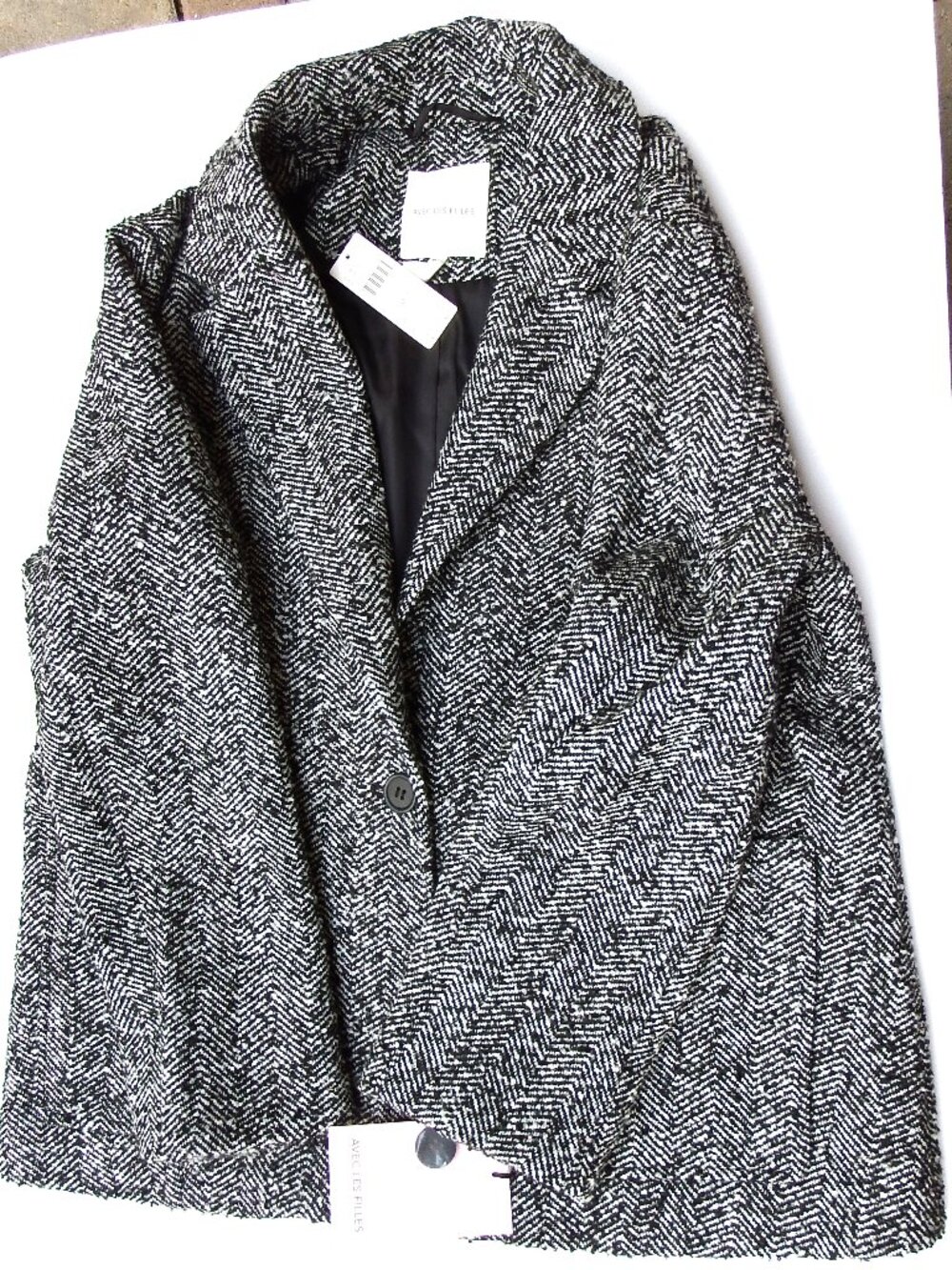Anthropologie Avec Les Filles Herringbone Jacket, MP, New with Tags